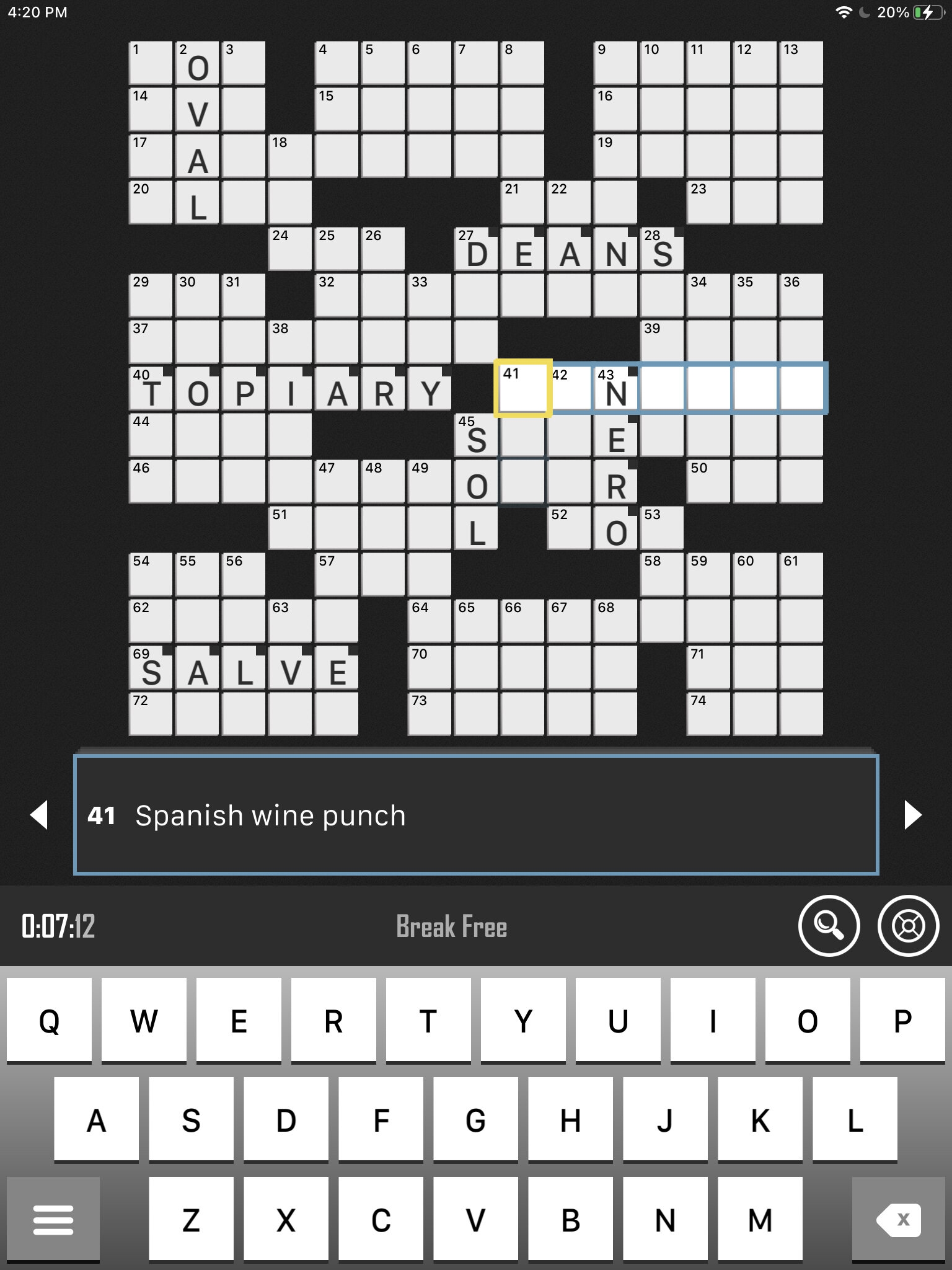Cross Word Review iOS AcTo Dementia