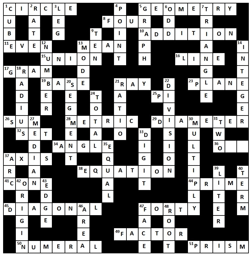 Crossword Puzzle