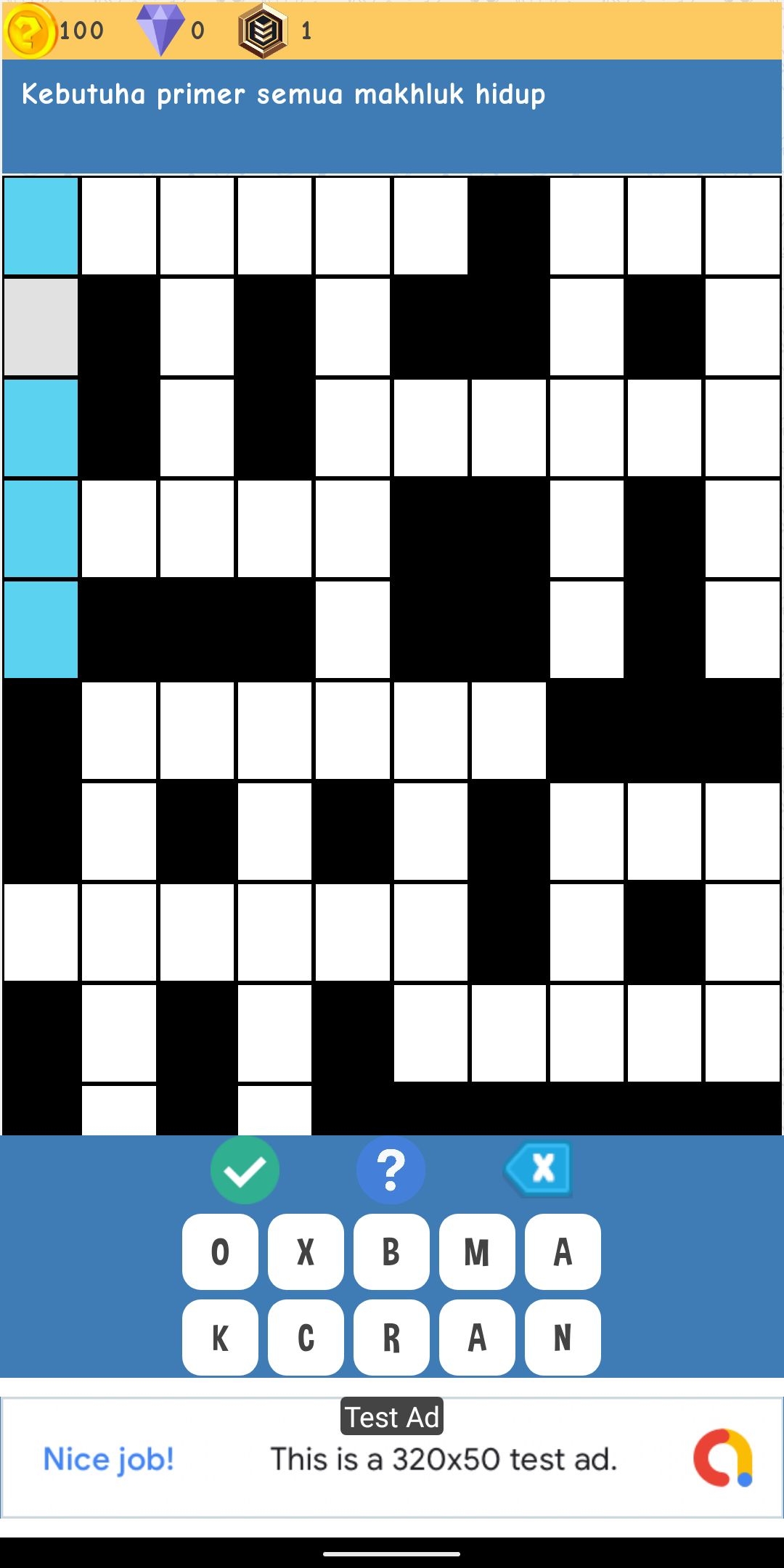 Crossword Puzzle Android Studio By Belicode Codester