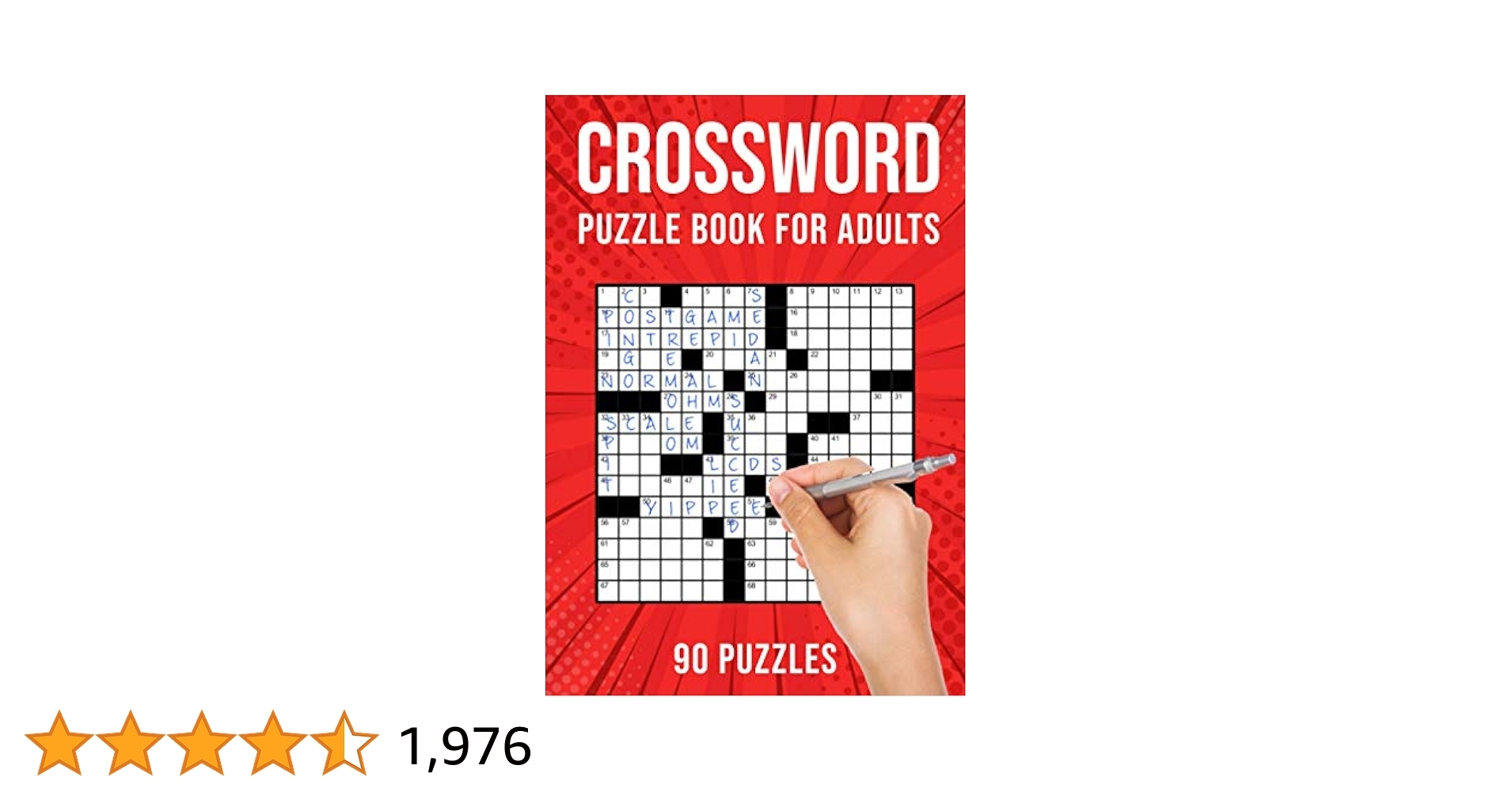 Crossword Puzzle Books For Adults Cross Words Activity Puzzlebook 90 Puzzles US Version Publishing Puzzle King 9798688629163 Amazon Books
