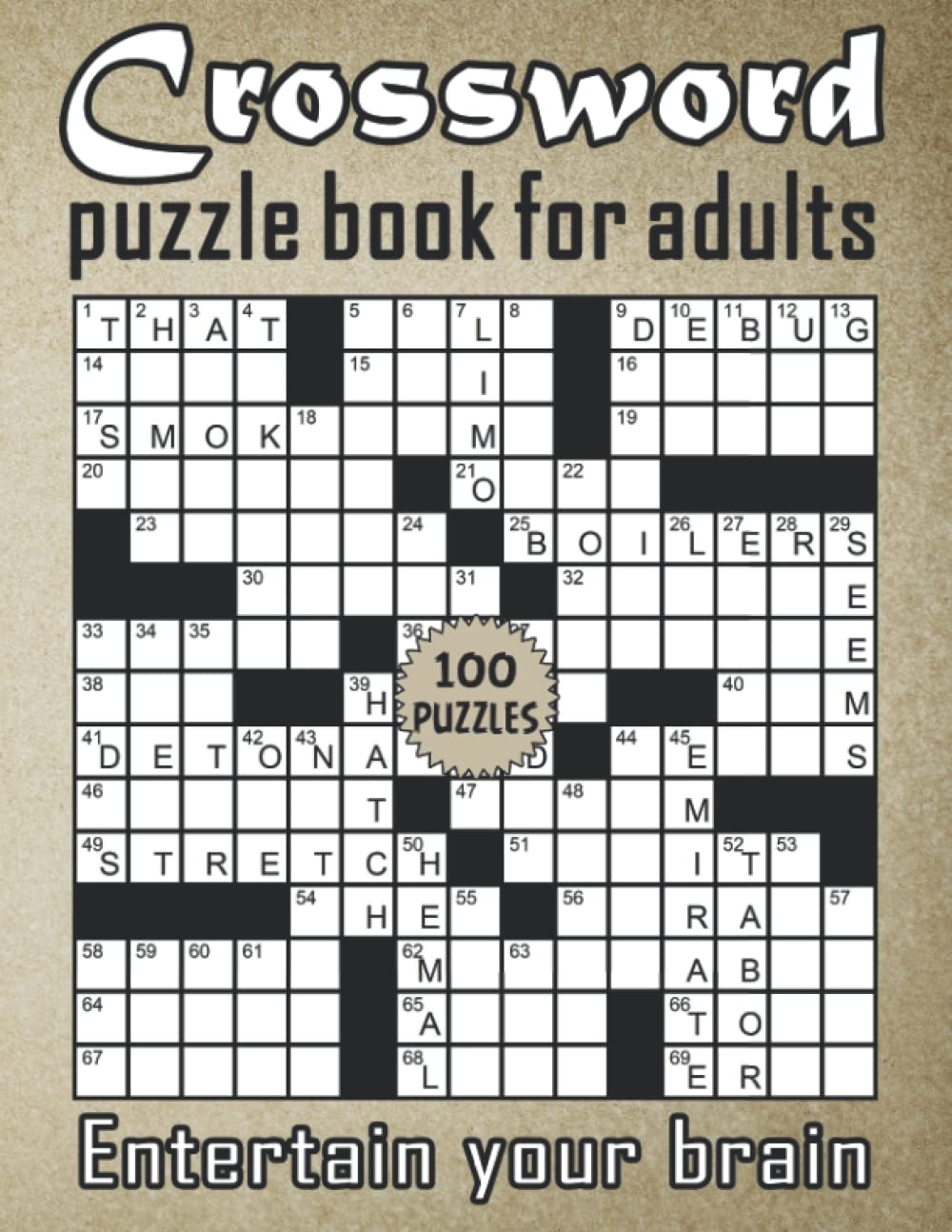 Crossword Puzzle Books For Adults Shop Entertain