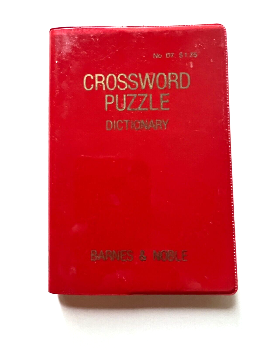 CROSSWORD PUZZLE DICTIONARY 1957 Barnes Noble 5 By 3 1 2 Paperback EBay