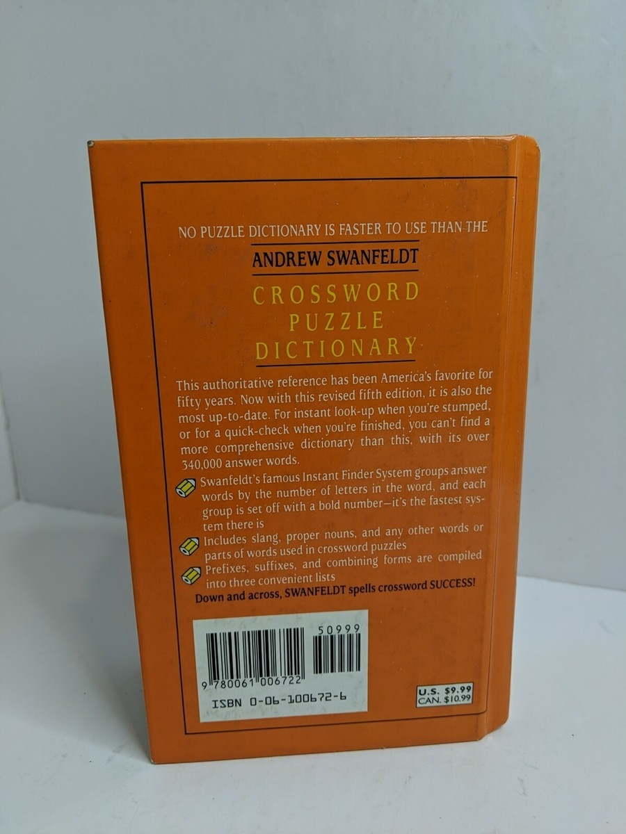 Best Crossword Puzzle Dictionary