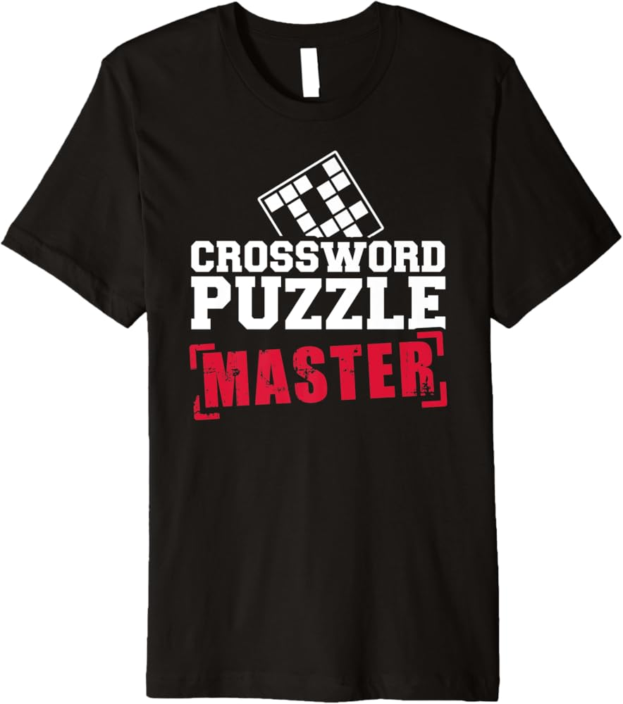 Crossword Puzzle Master Premium T Shirt