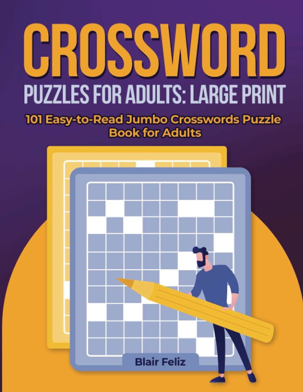 Crossword Puzzles For Adults Large Print 101 Easy To Read Desertcart Cyprus