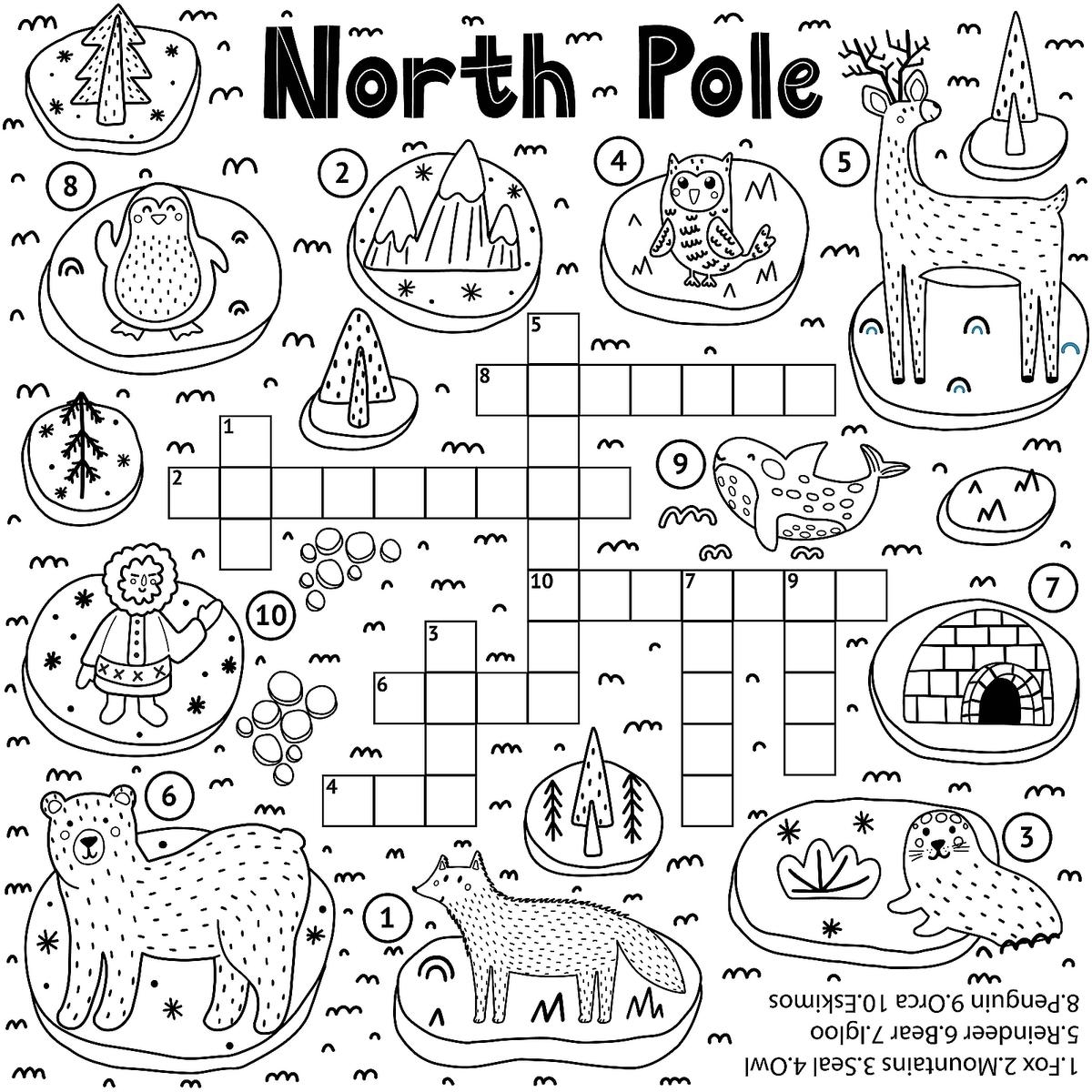 Free Kids Crossword Puzzles Printables Pdf