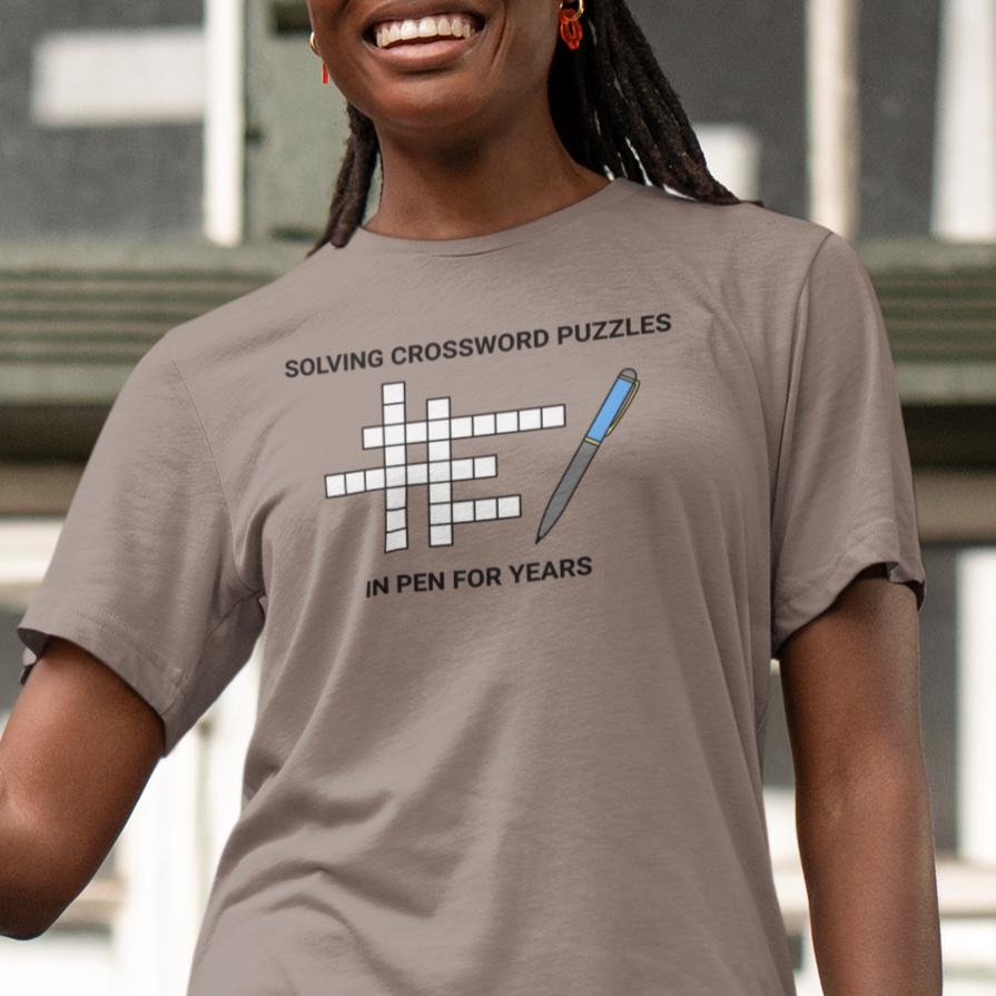 Crossword Puzzle Shirt