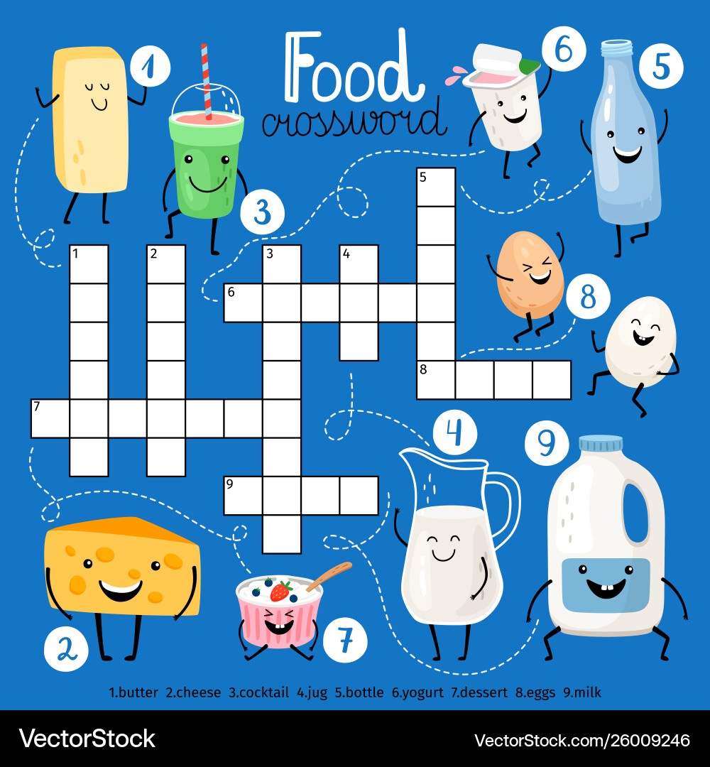 Dairy Crossword Puzzle