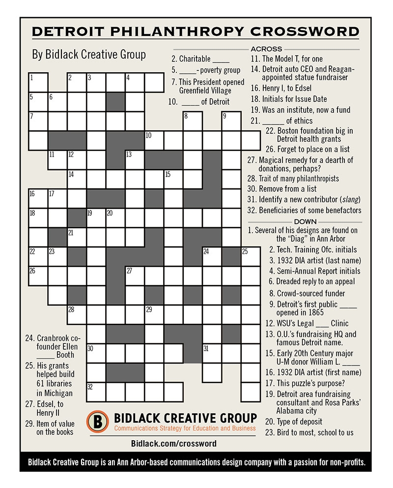 Detroit Free Press Crossword Puzzle