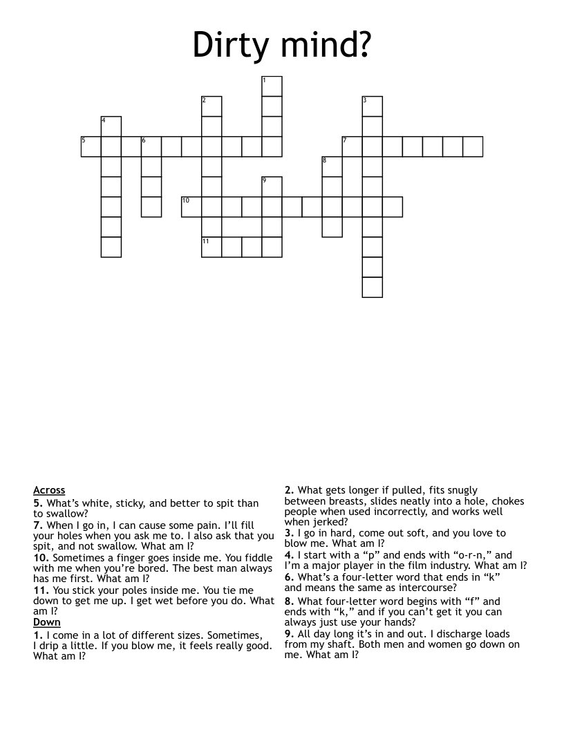 Crossword Puzzles For Adults
