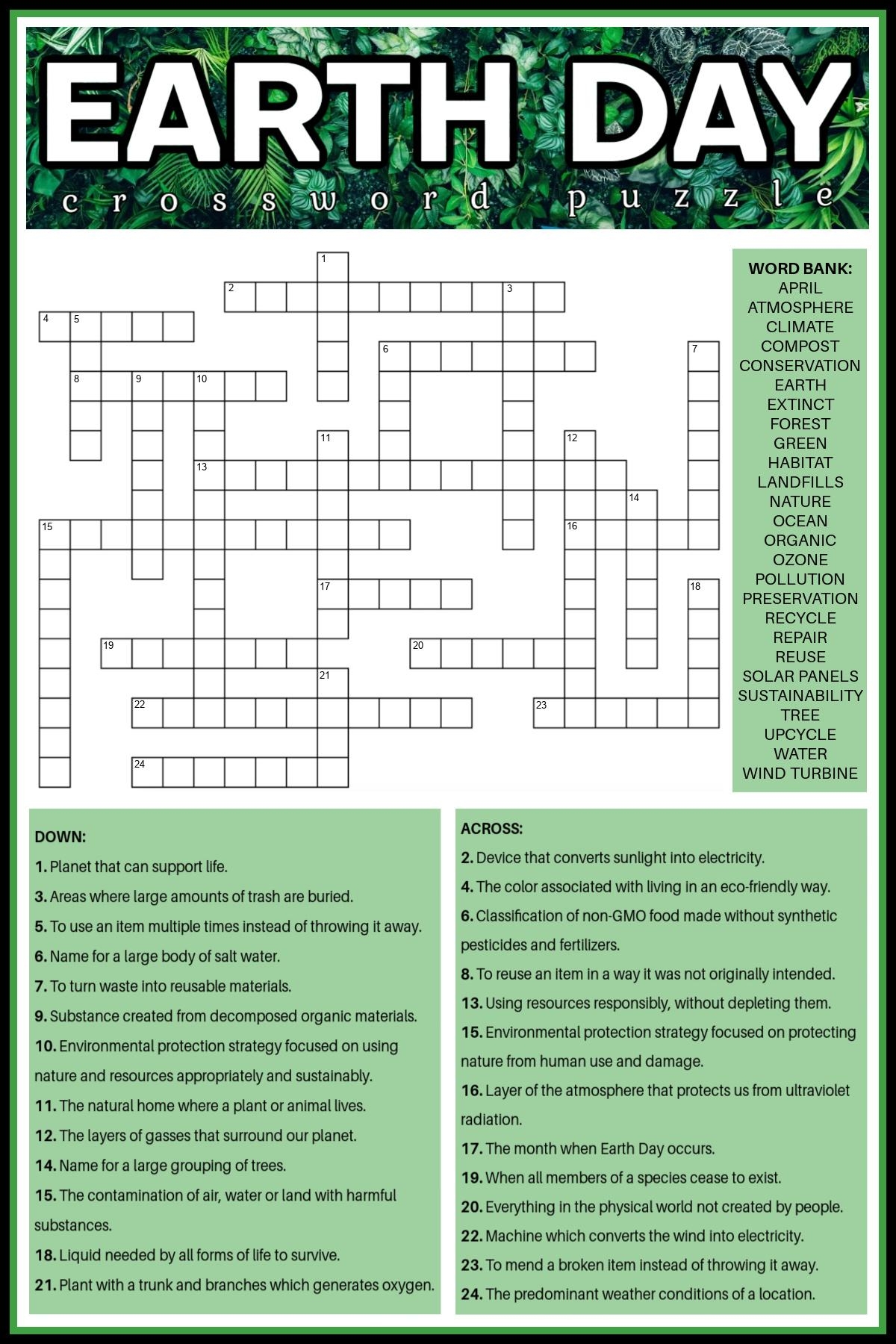 Free Printable Crossword Puzzles