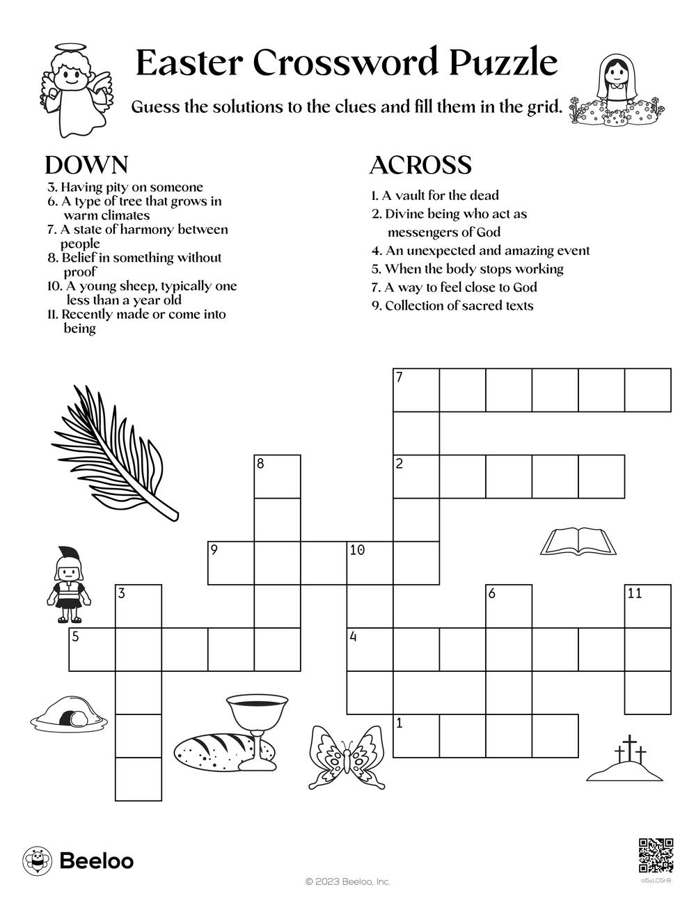 Crossword Puzzles For 10 Year Olds