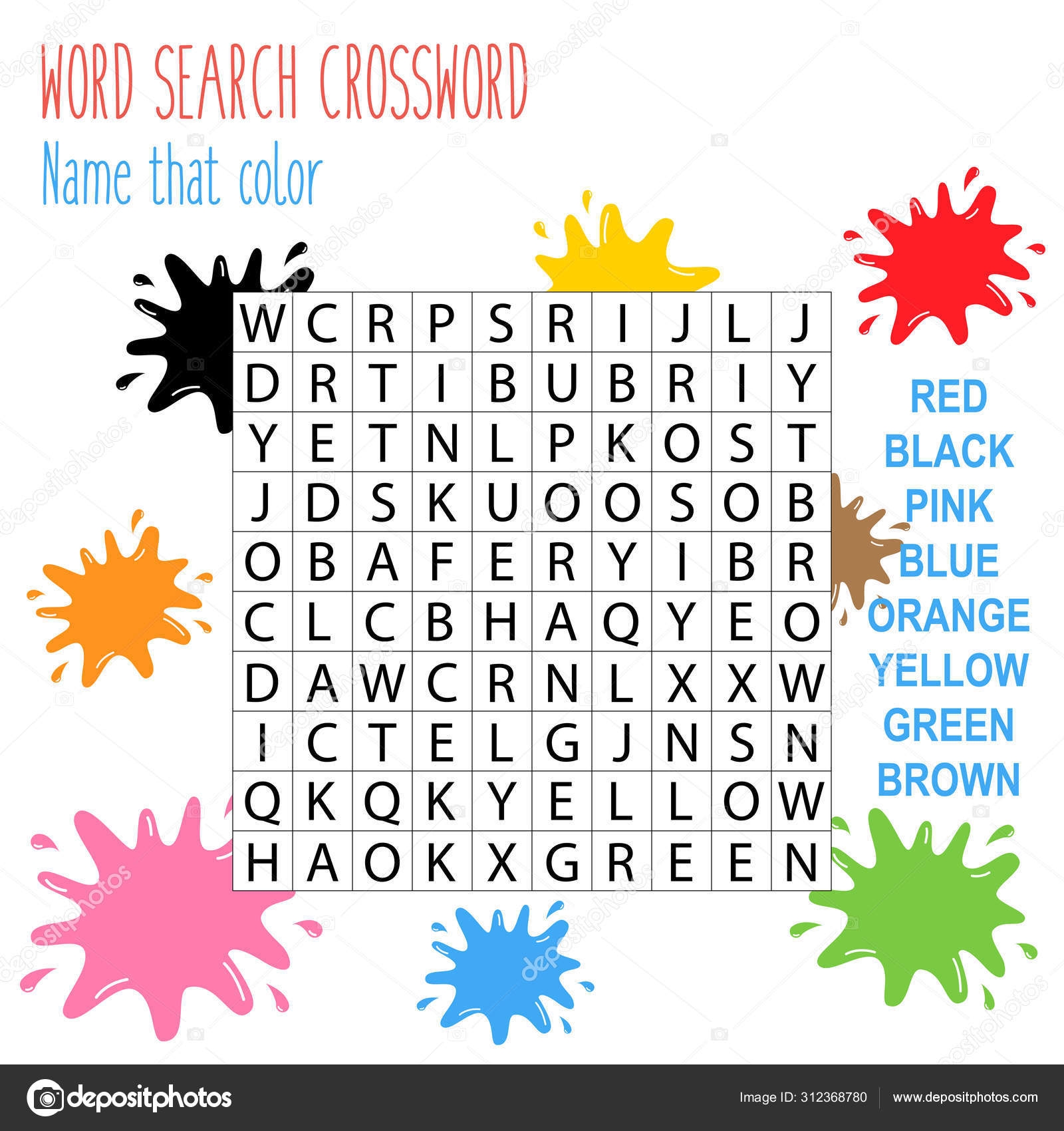 Free Printable Word Search Crossword Puzzles