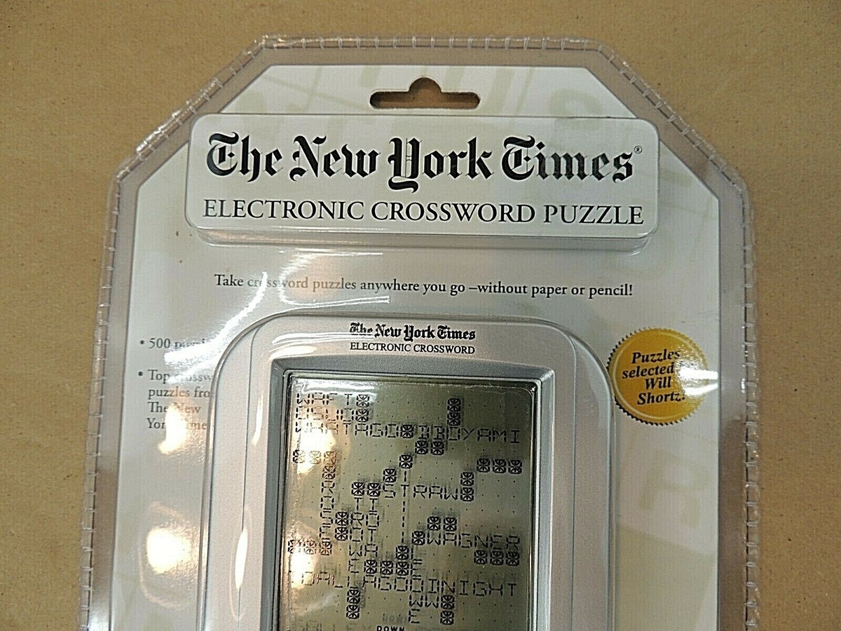 ELECTRONIC CROSSWORD PUZZLE THE NEW YORK TIMES NEW EBay