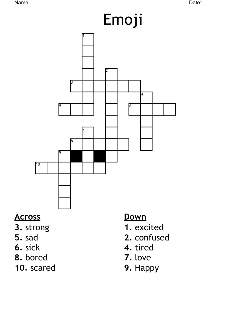 Emoji Crossword WordMint