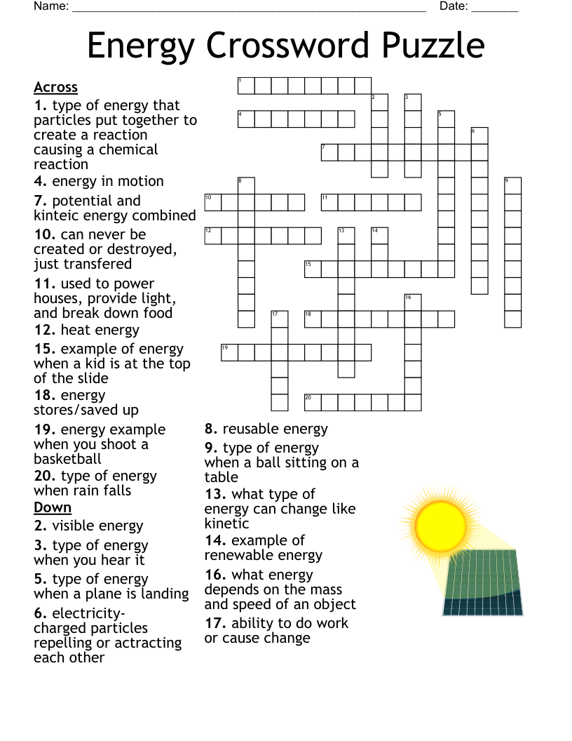 Crossword Puzzl