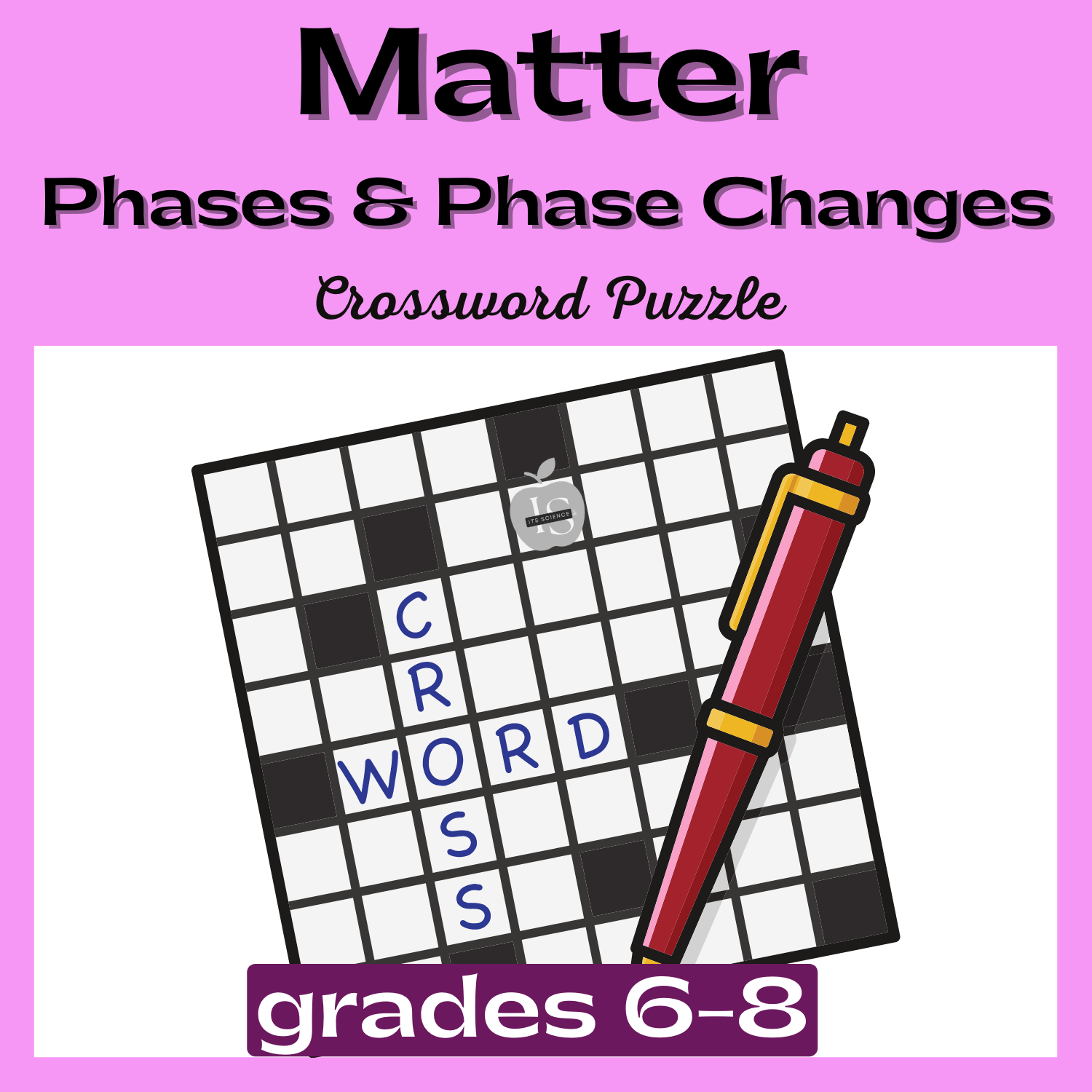 Energy States U0026 Forms Crossword Puzzle Made By Teachers