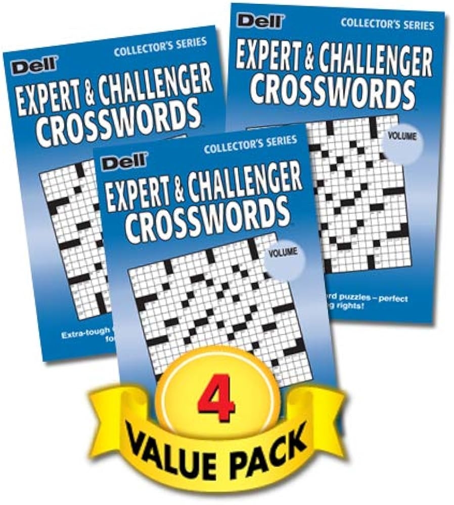 Expert Challenger Crosswords Puzzles For Teens Adults Seniors 4 Pack Paperback Penny Press Dell Magazines Penny Press Dell Magazines Amazon Books