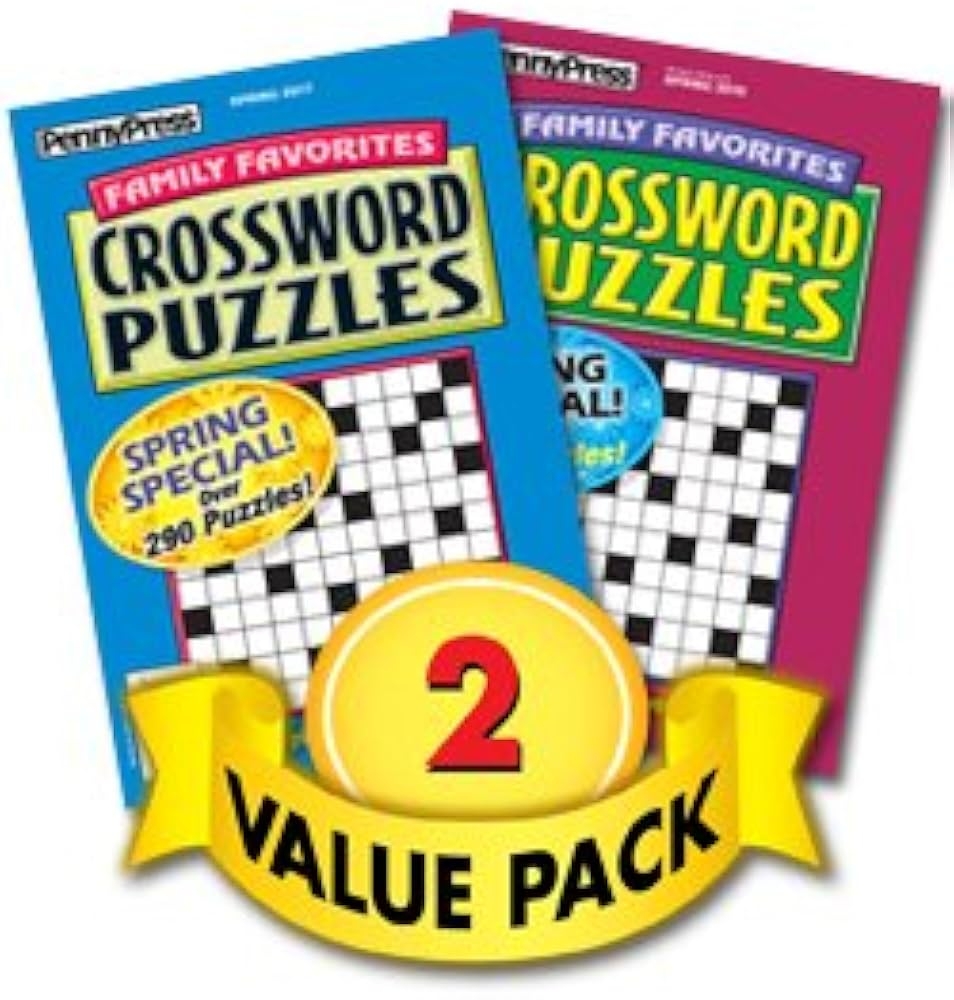 Family Favorites Crossword Volumes 2 Pack Penny Press Dell Magazines Amazon Books
