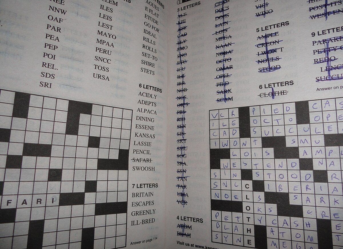 Fill In puzzle Wikipedia