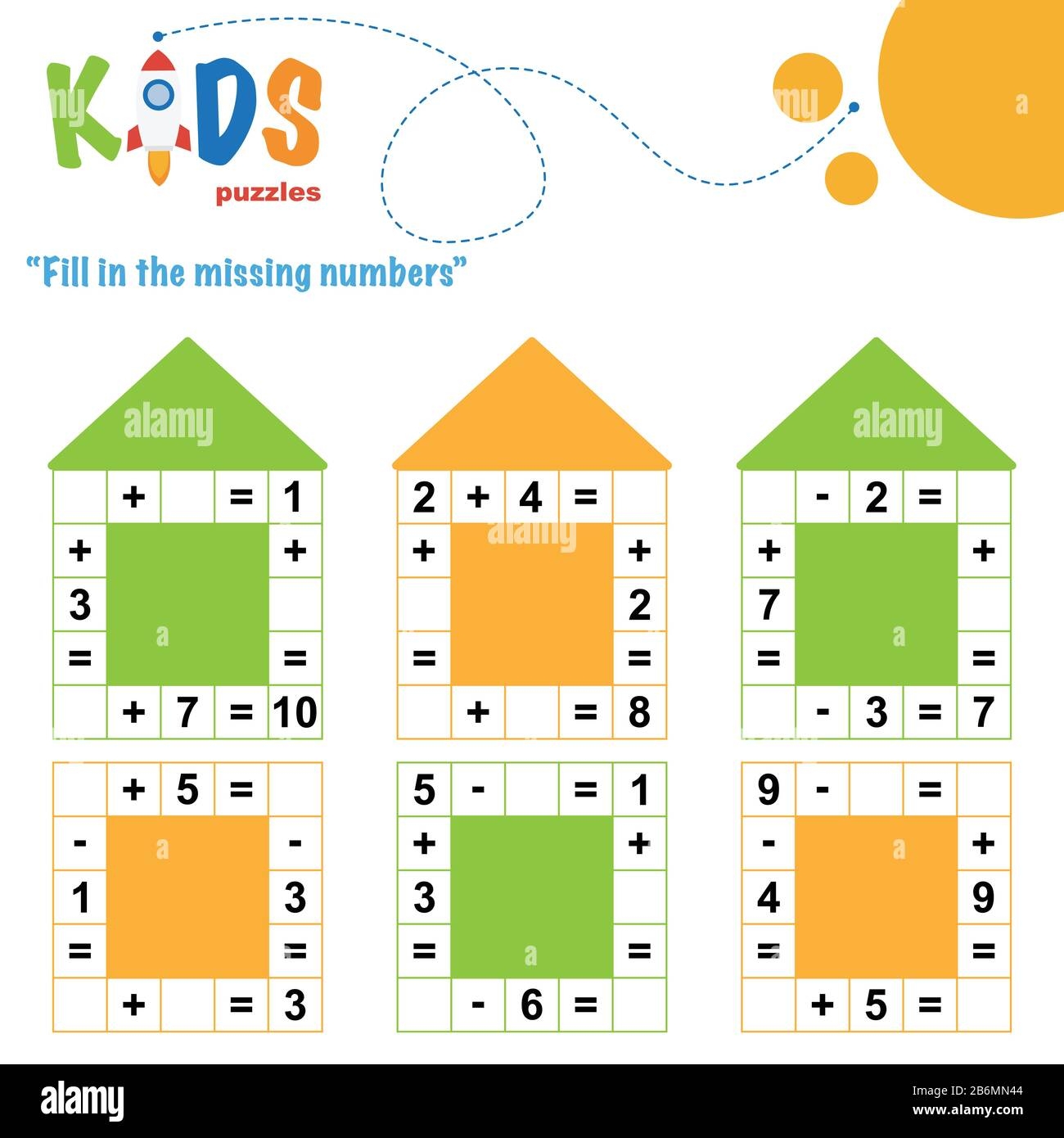 Math Crossword Number Puzzle