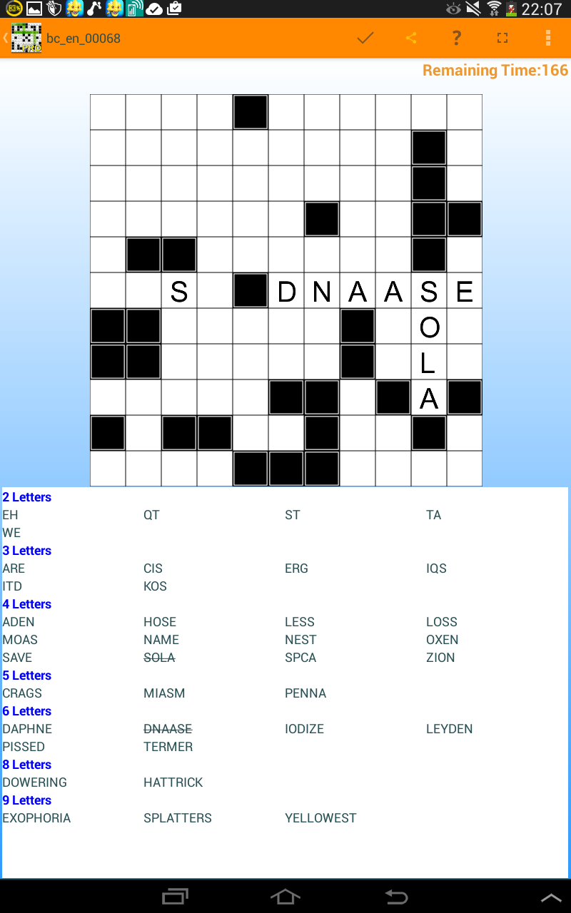 Fill it In Crosswords PRO App On Amazon Appstore