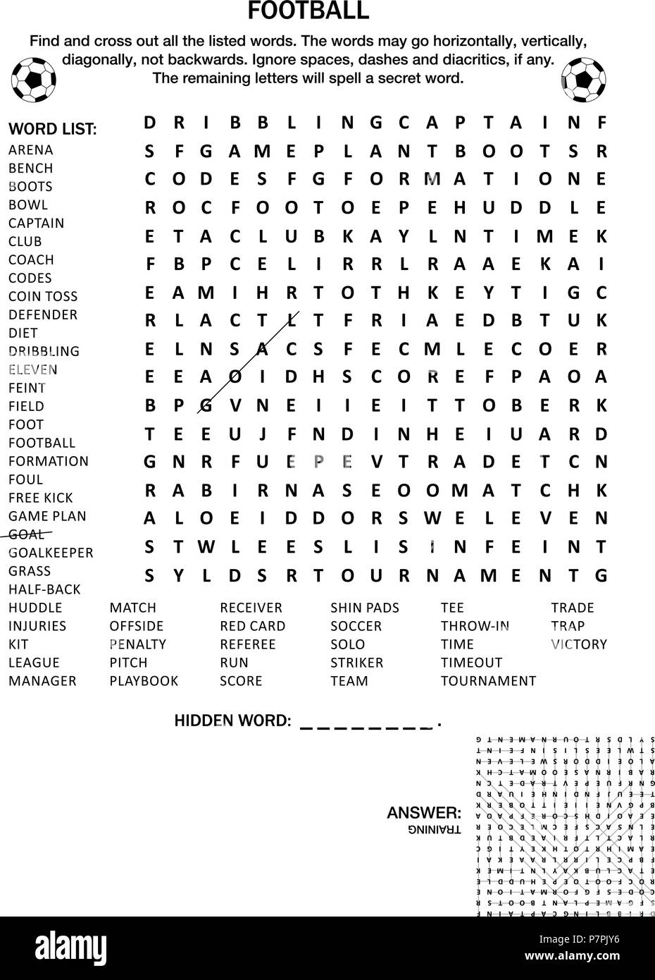 Crossword Puzzles Soccer