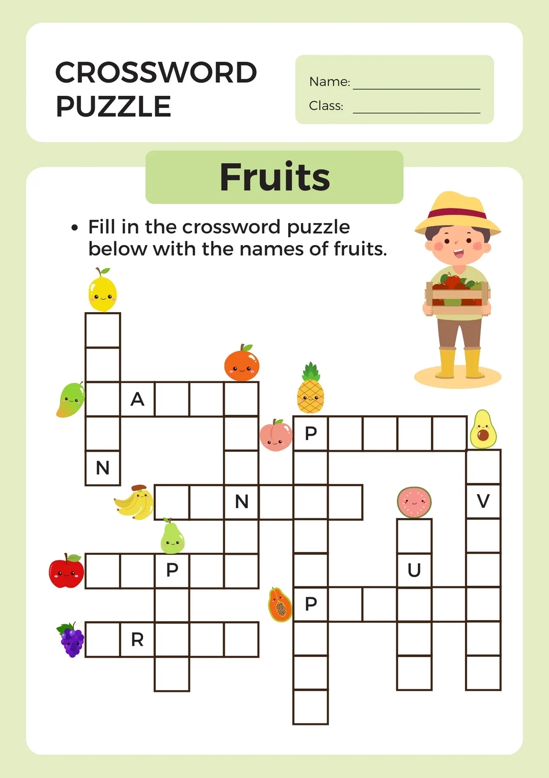 Free And Customizable Crossword Puzzle Templates Canva
