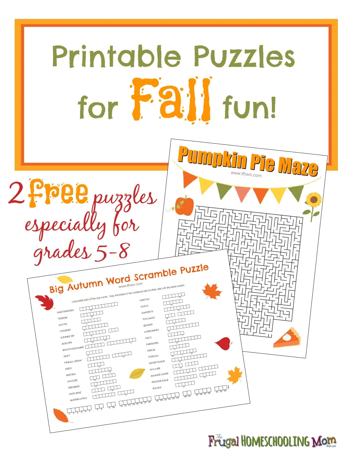 Free Printable Crossword Puzzles For Fall
