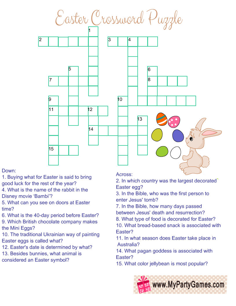 Printable Crossword Puzzles Hard