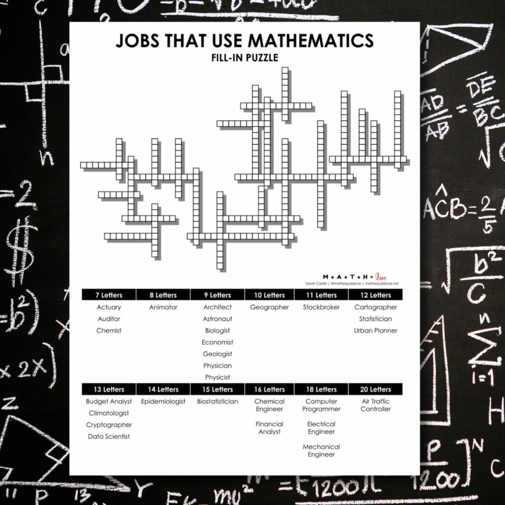 FREE Printable Fill In Puzzles PDF Download 