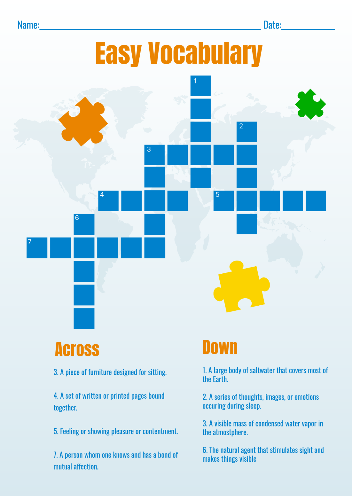 Free Printable Mini Crossword Puzzles