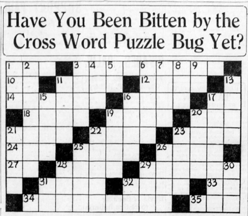 Puzzle Crossword Puzzle