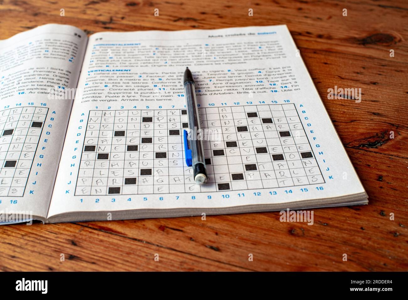 Crossword Puzzle Table