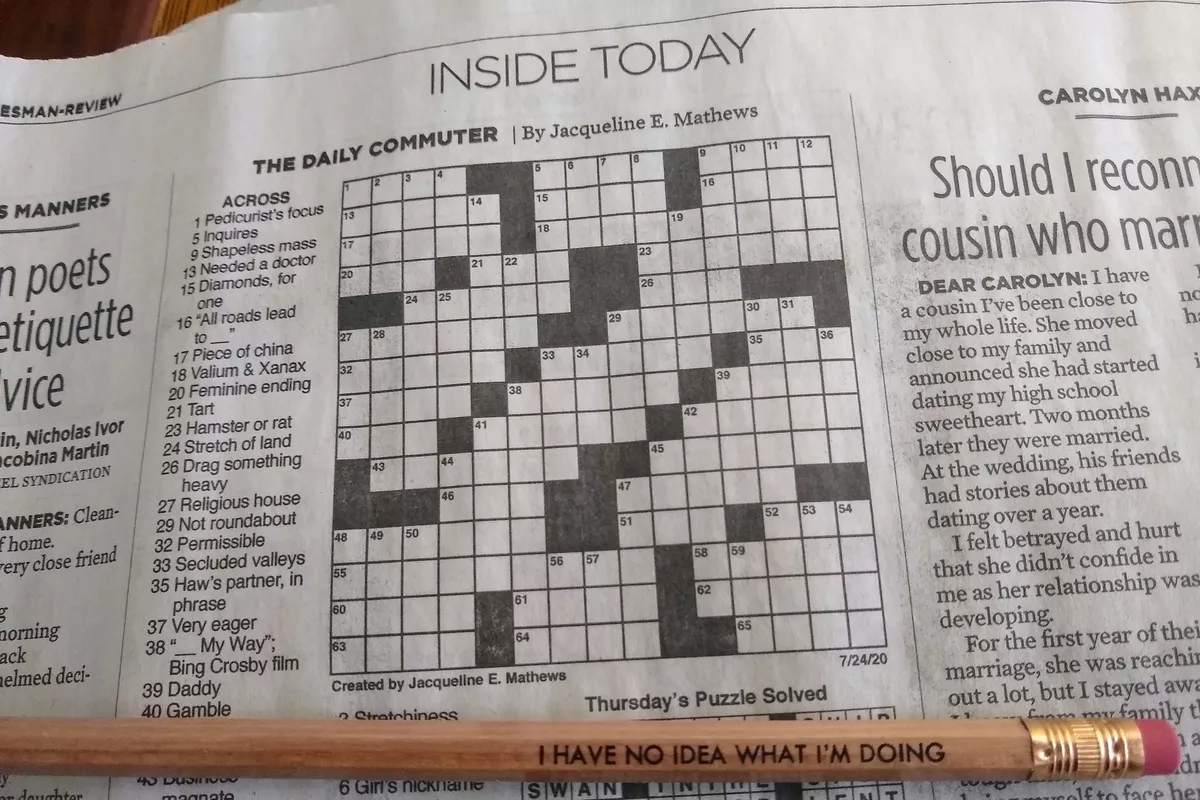 Crossword Puzzles Daily Commuter