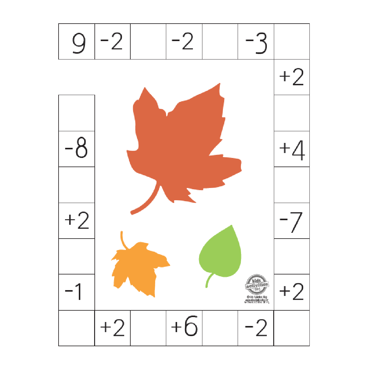 Fun Fall Math Crossword Puzzles For Kids Kids Activities Blog