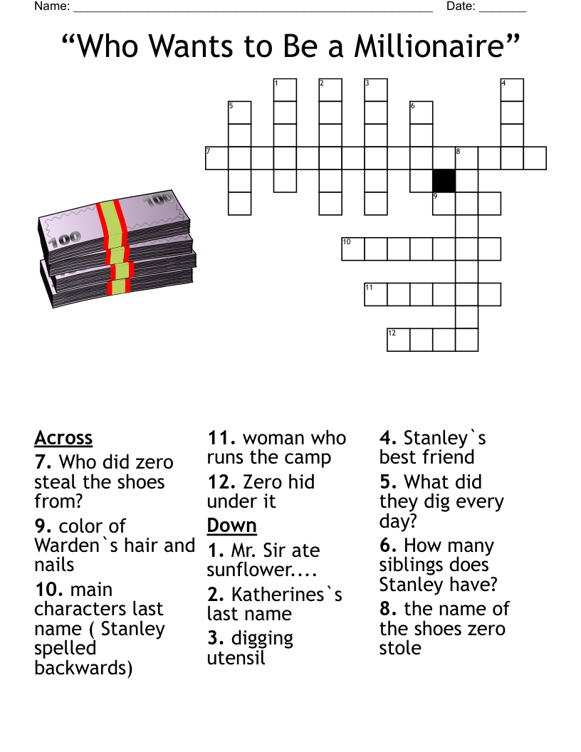 Game Show Crossword WordMint