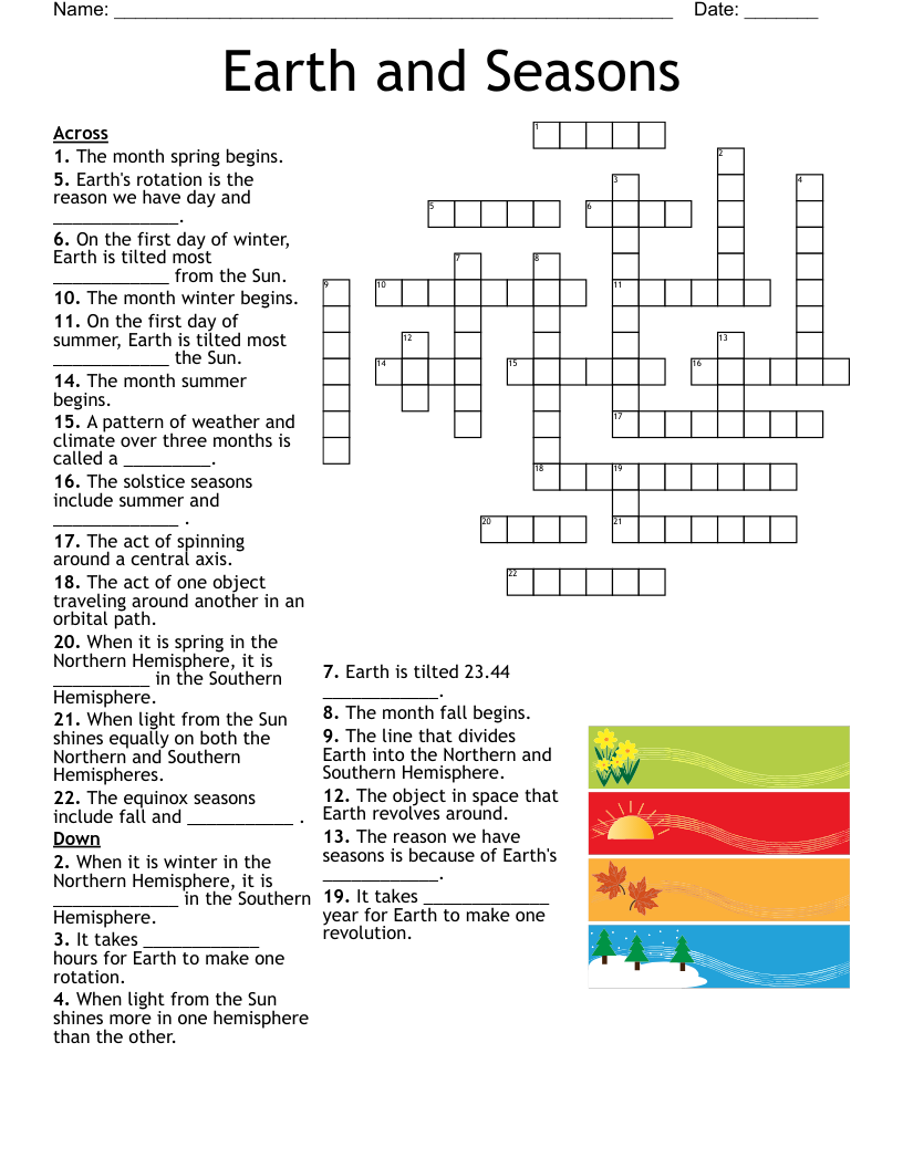 Geography Crossword Puzzle WordMint