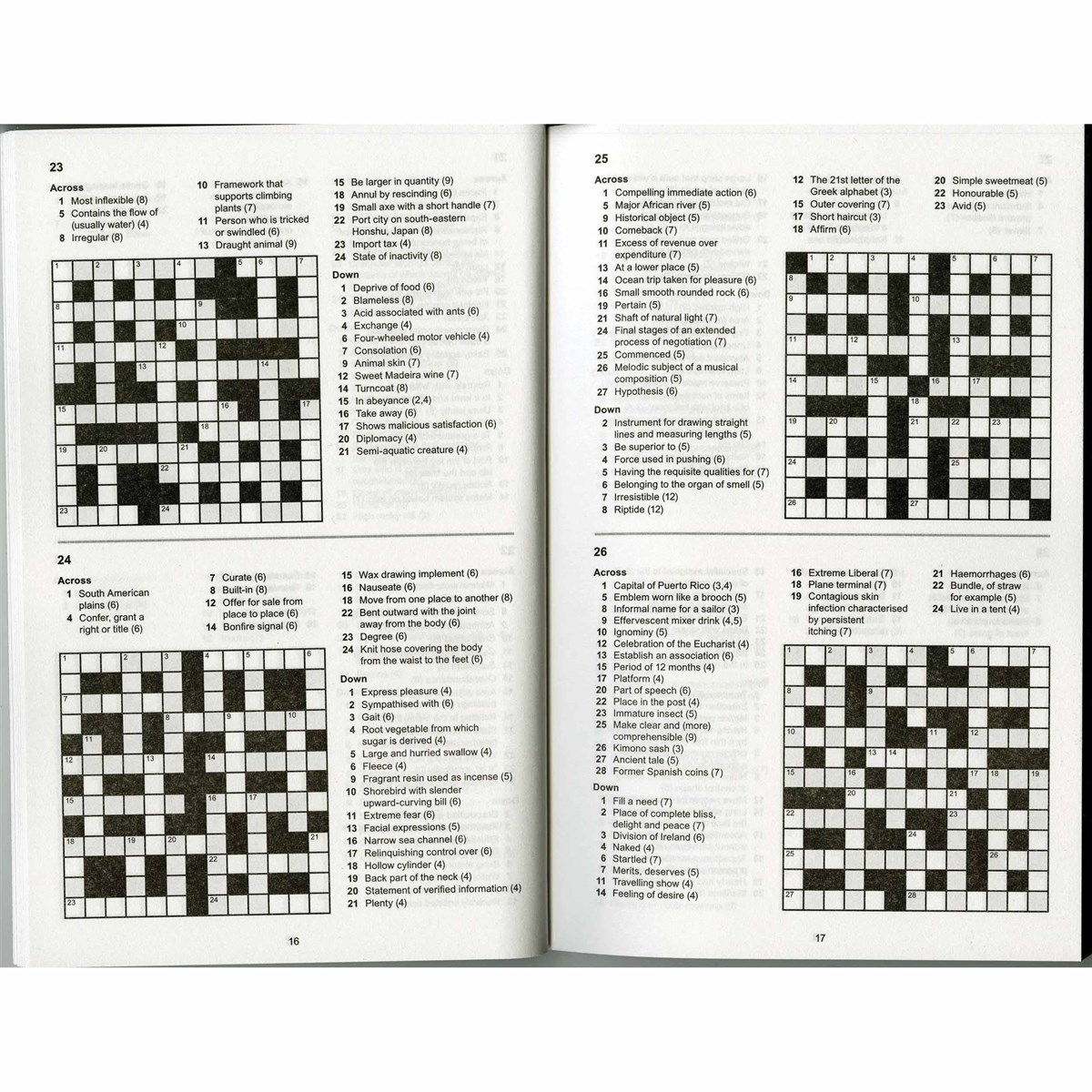 Uk Crossword Puzzles Books