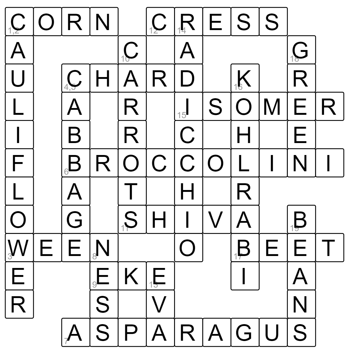 Crossword Puzzle Picture