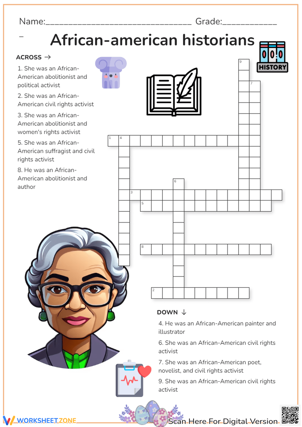 American History Crossword Puzzles