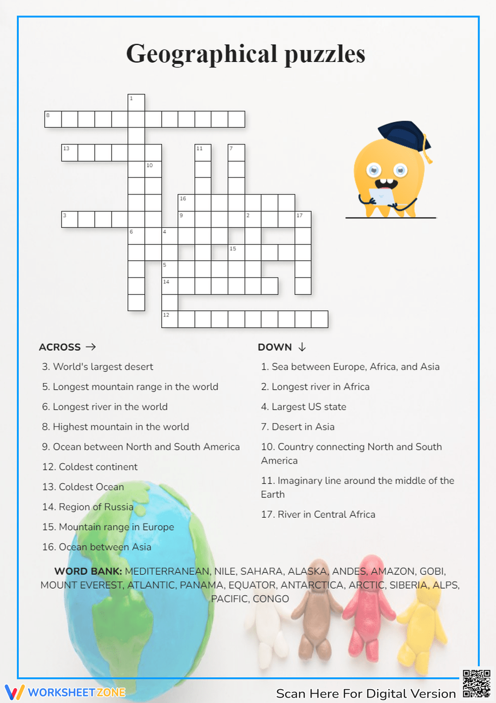 Geography Crossword Puzzle