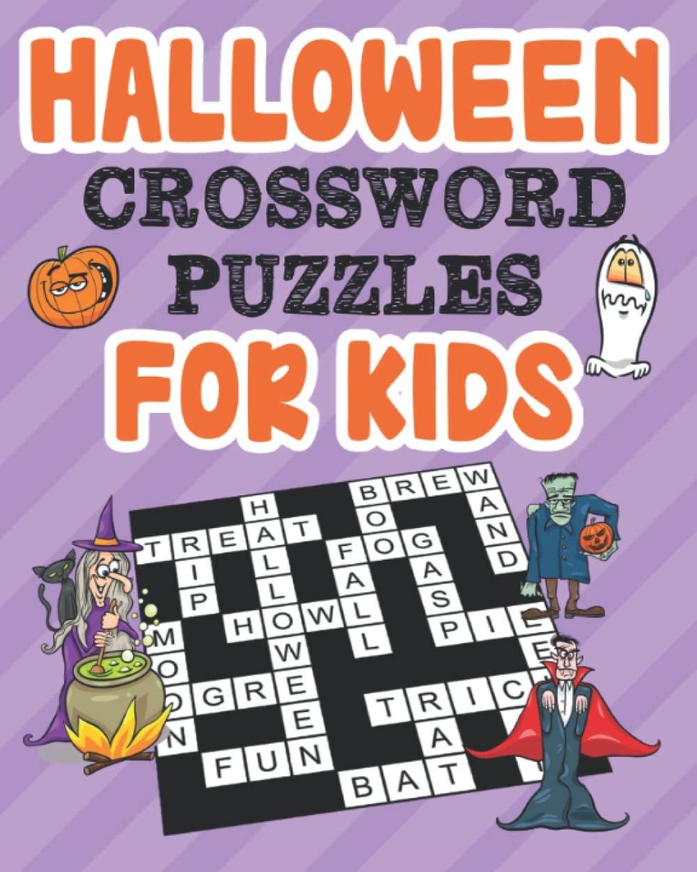 Halloween Crossword Puzzles For Kids Halloween And Fall Activity Book For Ages 7 12 Includes Word Banks Spot The Differences Mazes What Comes Next And More Barlow Shane 9798844317347 Amazon Books