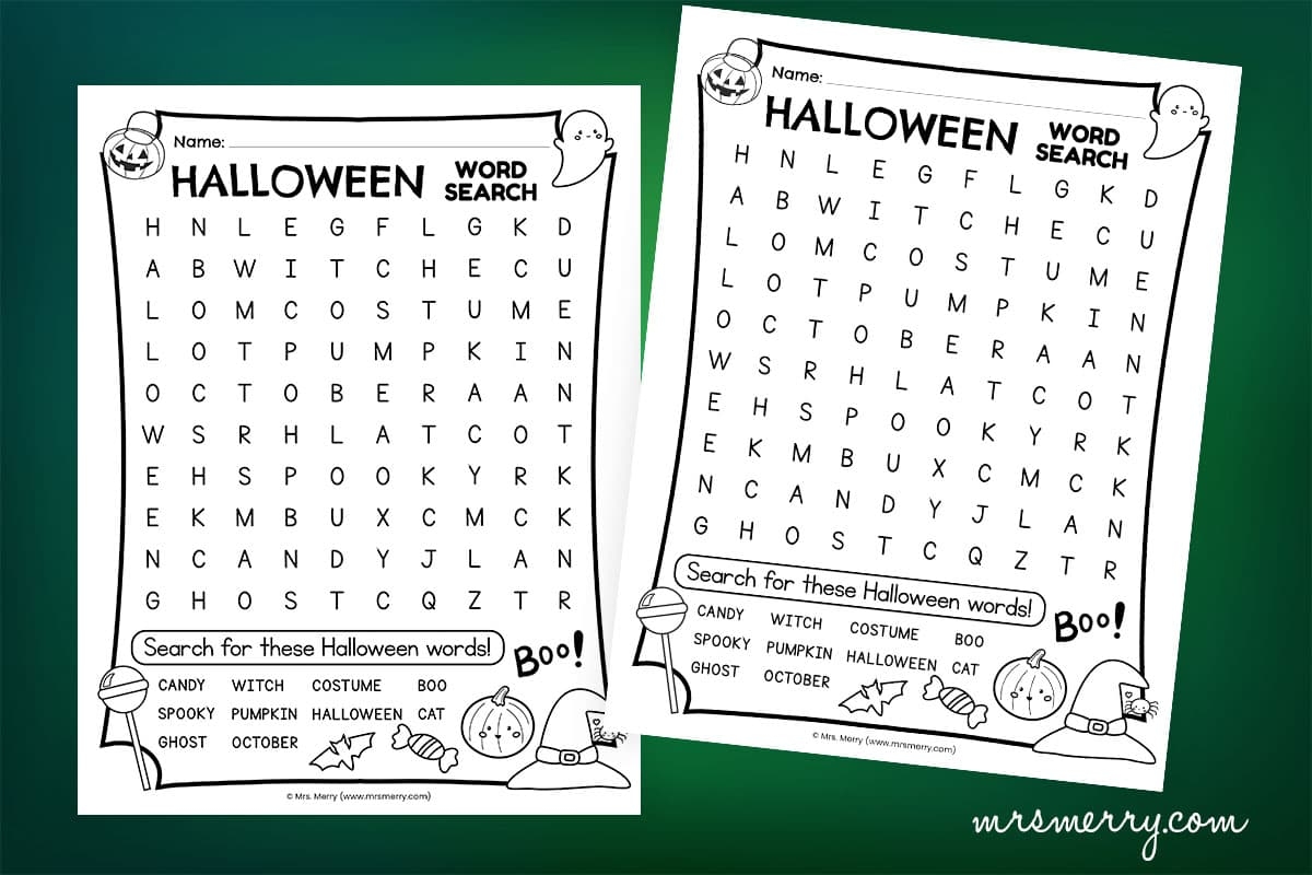 Halloween Crosswords Education Worksheets Library