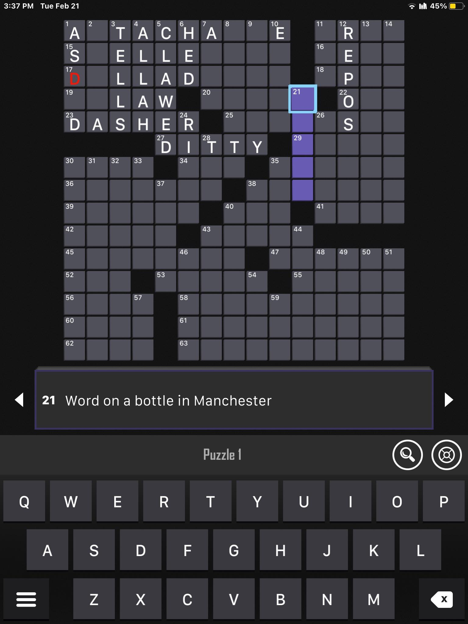 Hey I Need Help With This Crossword Clue R CasualUK