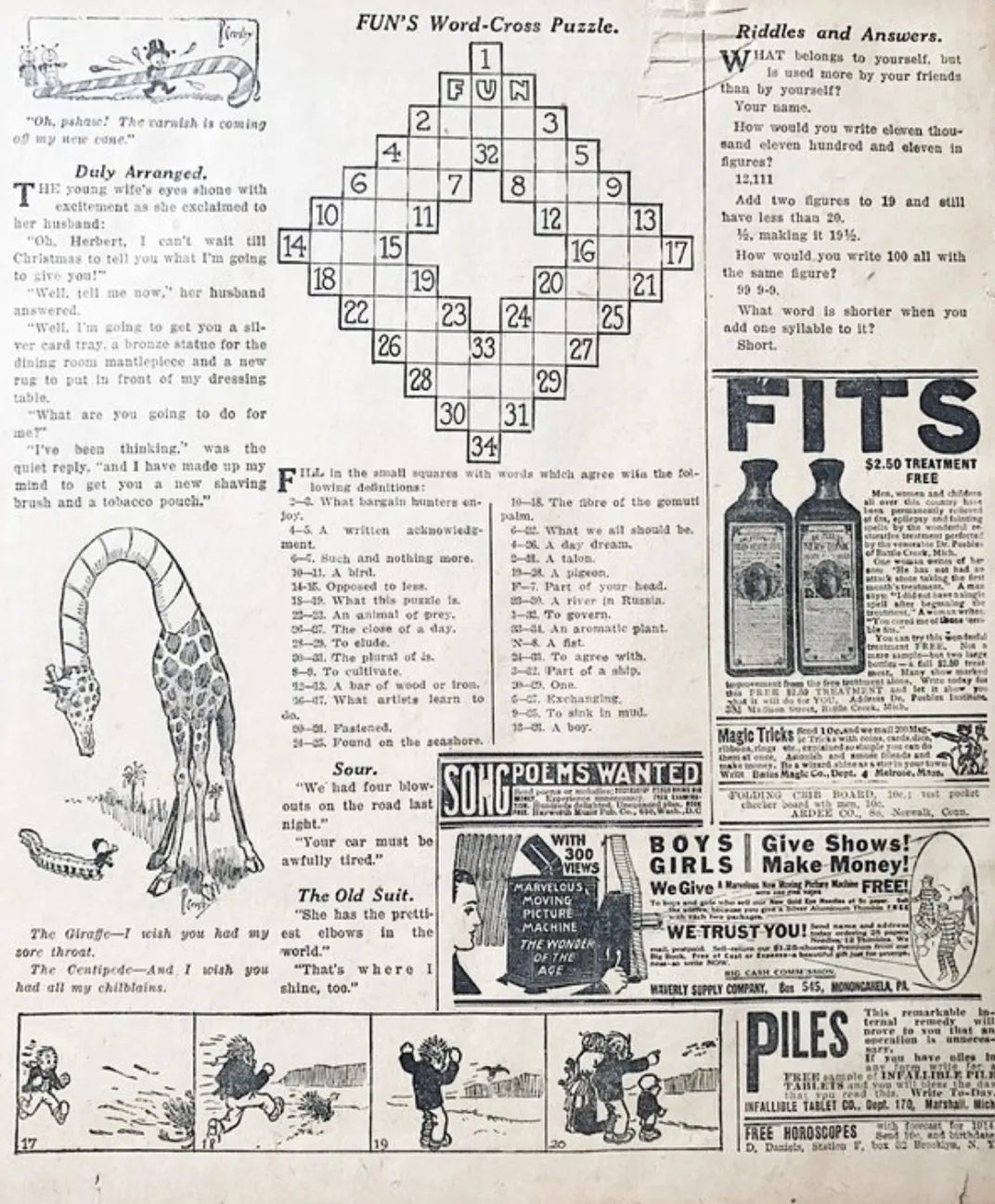How The Crossword Became An American Pastime