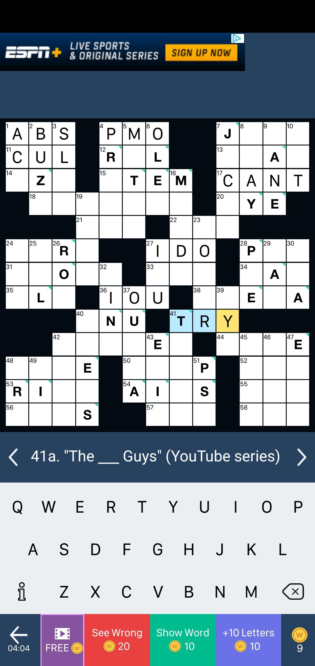 I Found Their Crossword Today And Immediately Tweeted Them R TheTryGuys