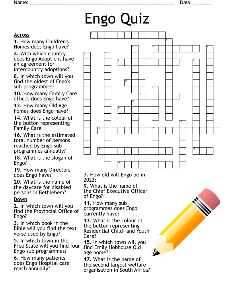 Idaho State Trivia Crossword WordMint