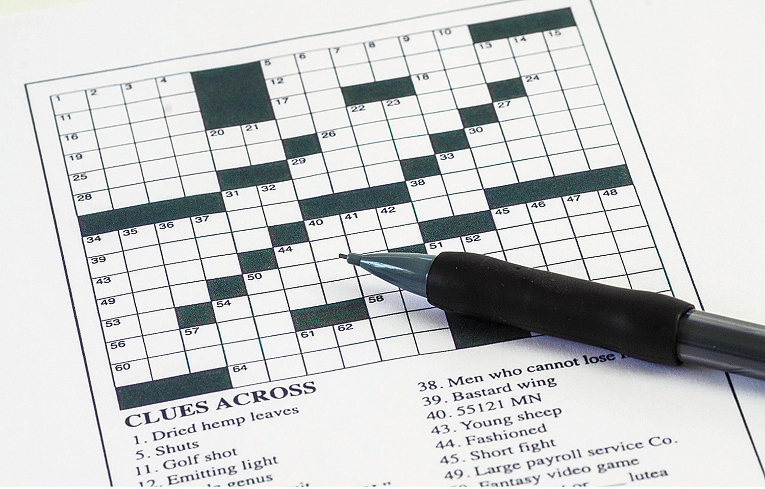 Printable Newspaper Crossword Puzzles