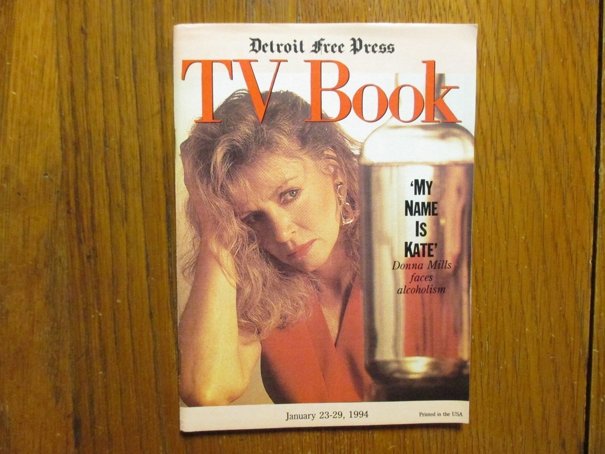Jan 23 1994 Detroit Free Press TV Book Magazine DONNA MILLS MY NAME IS KATE 